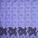 Polyester Tropical Floral Border Fabric
