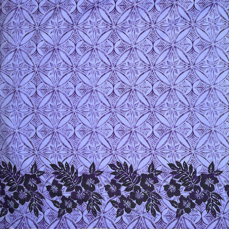 Polyester Tropical Floral Border Fabric