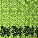 Polyester Tropical Floral Border Fabric