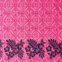 Polyester Tropical Floral Border Fabric