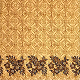 Tropical Floral Border Polyester Fabric - Tropical Floral Border, 60" Width (1 Yard)