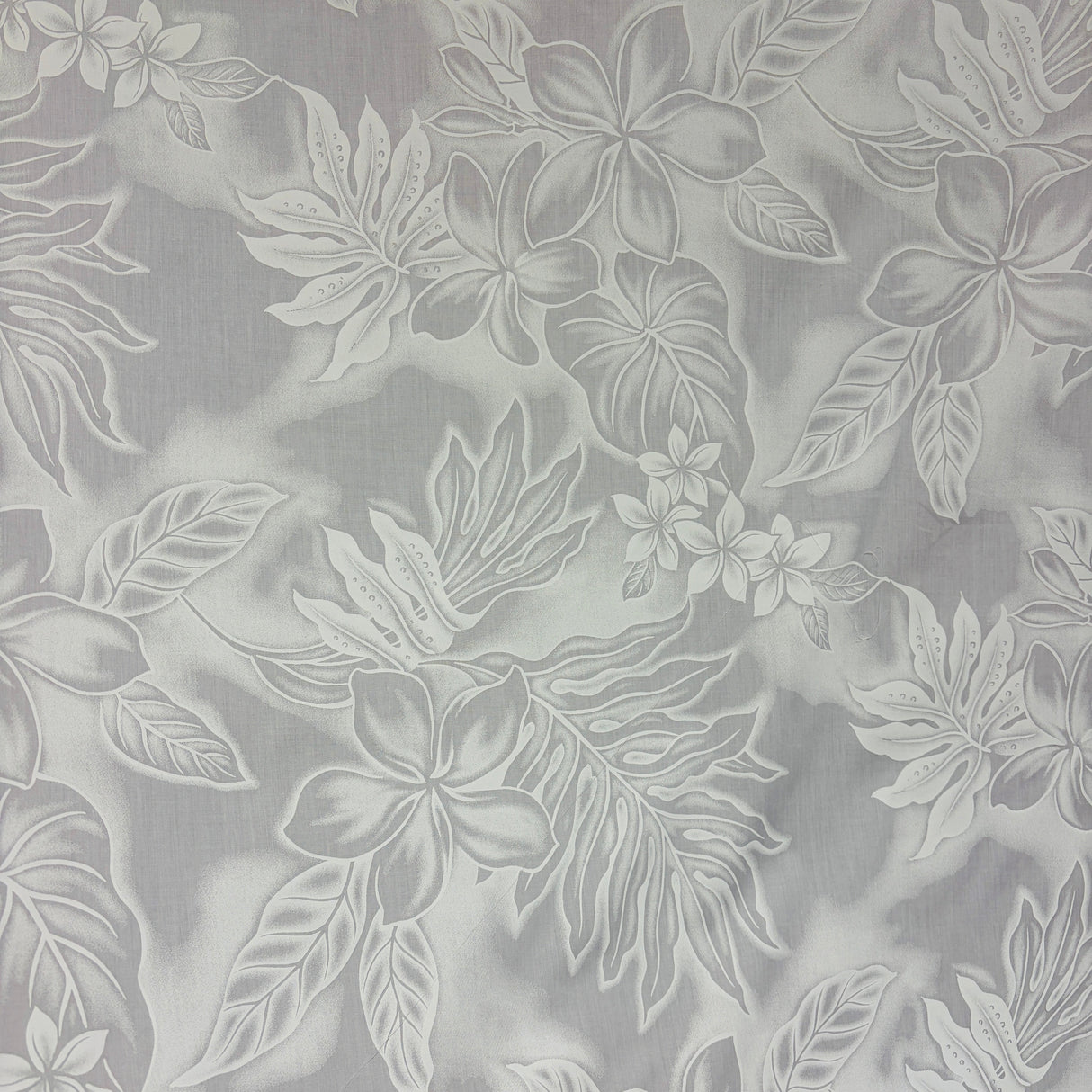 Tropical Floral Haze Poly Cotton Fabric - Tropical Floral Print, 45" Width (1 Yard)