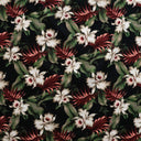 Cotton Light Barkcloth Tropical Garden Fabric