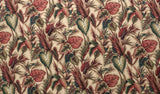 Cotton Print Tropical Garden Upholstery Fabric