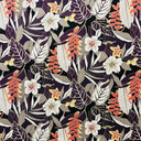 Cotton Upholstery Fabric Tropical Garden Print