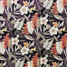 Tropical Garden Cotton Fabric - Tropical Floral Print, 56"-58" Width (1 Yard)
