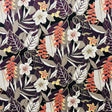 Tropical Garden Cotton Fabric - Tropical Floral Print, 56"-58" Width (1 Yard)