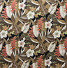Tropical Garden Cotton Fabric - Tropical Floral Print, 56"-58" Width (1 Yard)