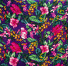 Tropical Parrot Garden Peachskin Fabric - Tropical Print, 45" Width, 36" Yard Cut (1 Yard)