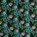 Cotton Peachskin Tropical Garden Print Fabric