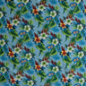 Cotton Peachskin Tropical Garden Print Fabric