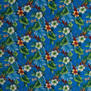 Cotton Peachskin Tropical Garden Print Fabric