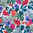 Swim Knit Tropicalia Floral Nylon Spandex 18" Remnant