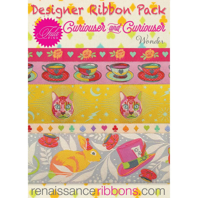 Ribbon Pack Tula Pink Curiouser Wonder Designer Pack