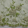 1 Yard Opulent Embroidered Tulle Lace Fabric with Lavish 3D Design 52" Wide