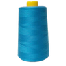 1 Pack of 6000 Yard Turquoise Spools Sewing Thread All Purpose 100% Spun Polyester Overlock Cone
