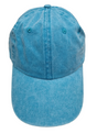 Mega Cap Cotton Twill Cap - Turquoise, Low Profile, Unstructured, Six Panel (1 Cap)