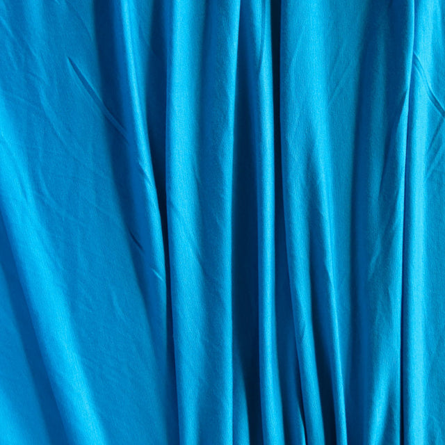 Bamboo Spandex Jersey Knit Fabric - Turquoise Blue
