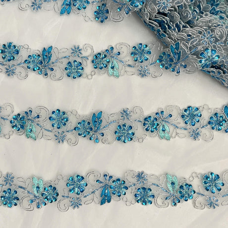 Beaded Corded Lace Trim