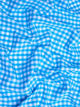 Gingham 1/4" Checkered Poly Cotton Fabric - Checkered Pattern, 57/58" Width (1 Yard)