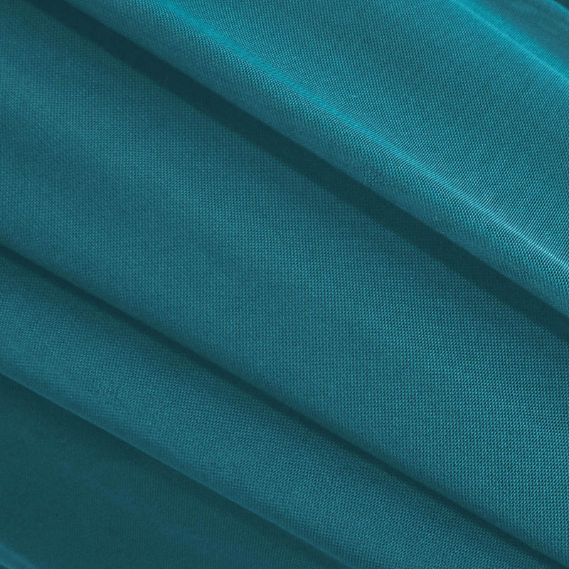 Turquoise Stretch Mesh Fabric