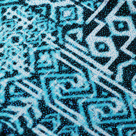 Ethnic Kat Polyester Spandex Fabric - Assorted Colors, African Tribal Print, 58/60" Width (1 Yard)