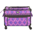 Sewing Machine Case On Wheels Extra Large 24in Pink Diamond