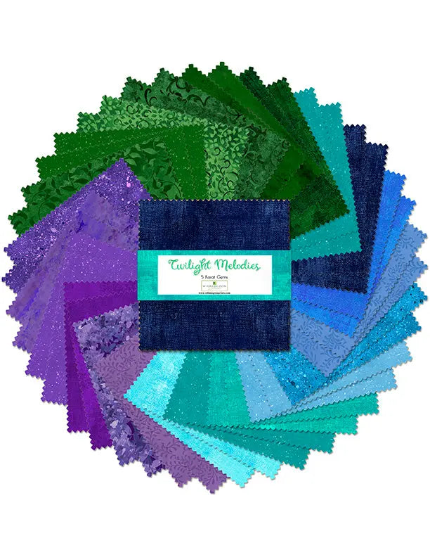 Cotton Charm Pack Twilight Melodies 5" Squares