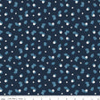 Quilting Cotton Twilight Creatures Happy Acorns Indigo Riley Blake