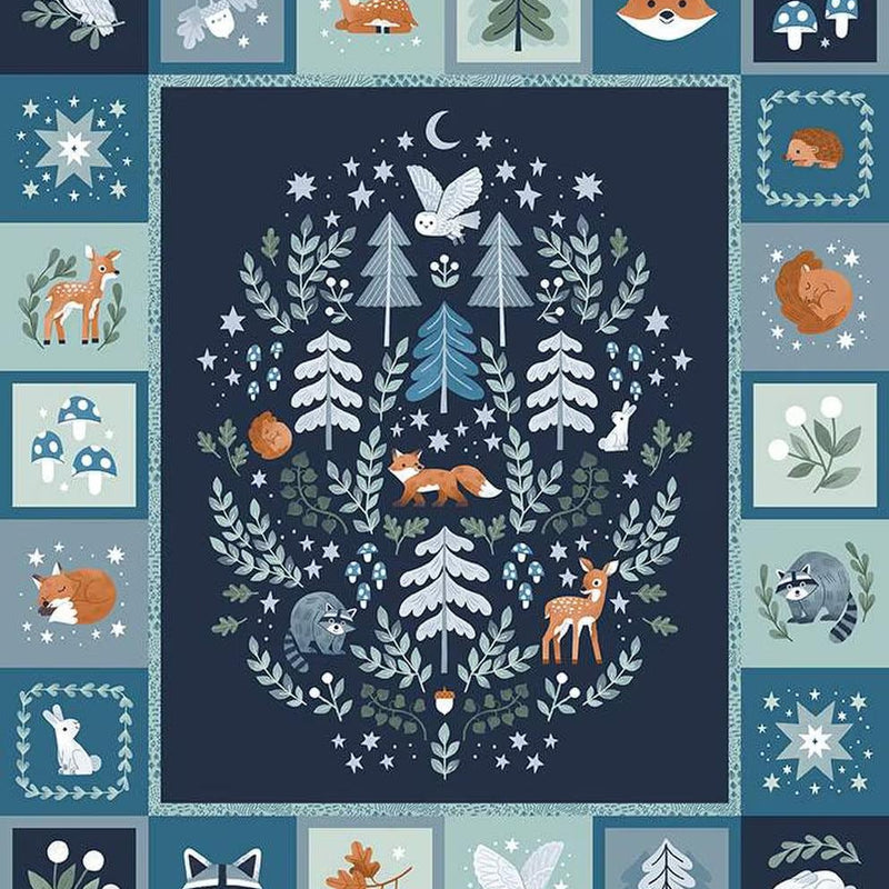 Fabric Panel Twilight Creatures Riley Blake