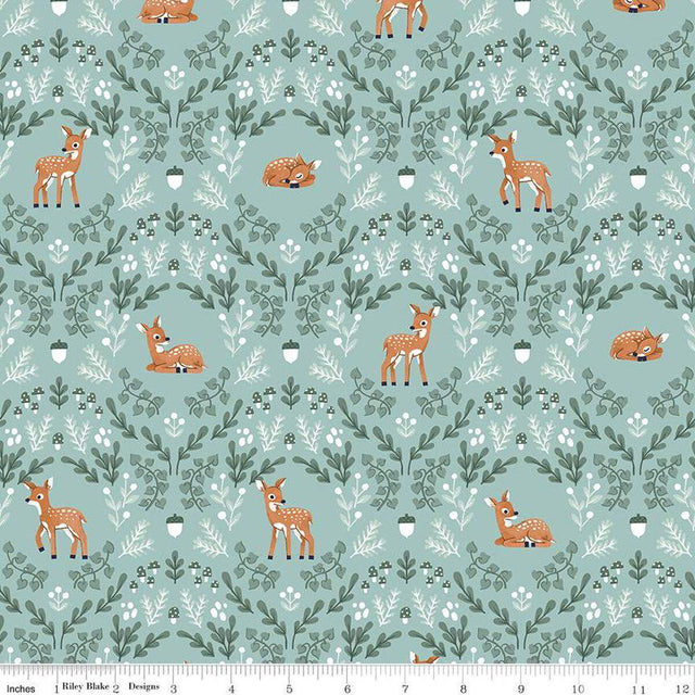 Quilting Cotton Twilight Creatures Wild Fawns Songbird Riley Blake