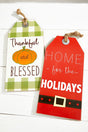 15.75” Double Sided Holiday Wall Decor