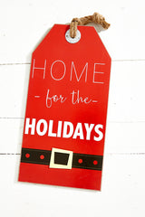 15.75” Double Sided Holiday Wall Decor