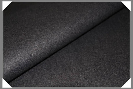Undercollar Felt Heavy Rayon Polyester Blend Fabric - Black, 67" Width