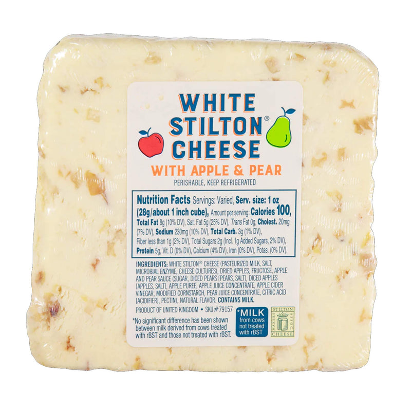 White Stilton Cheese with Apple & Pear