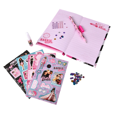 Barbie Sparkling Journal Set