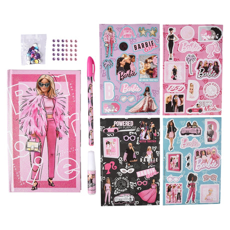 Barbie Sparkling Journal Set