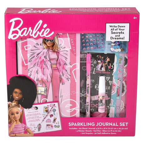 Barbie Sparkling Journal Set