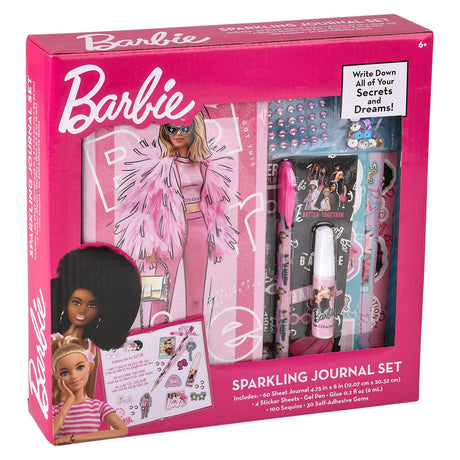 Barbie Sparkling Journal Set