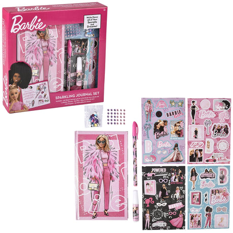 Barbie Sparkling Journal Set