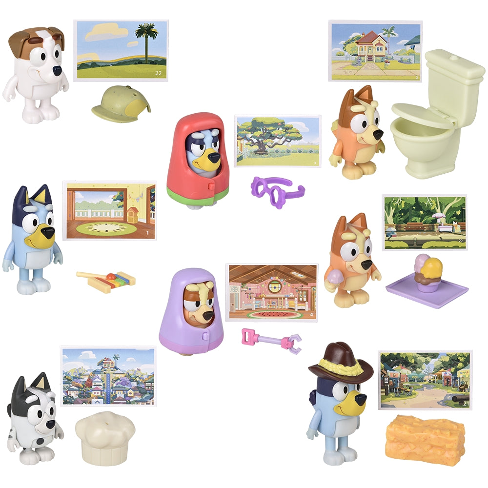 Bluey Figurines Story Starter Set (12 PC Display)