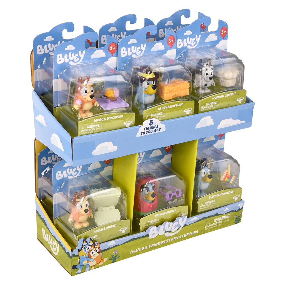 Bluey Figurines Story Starter Set (12 PC Display)