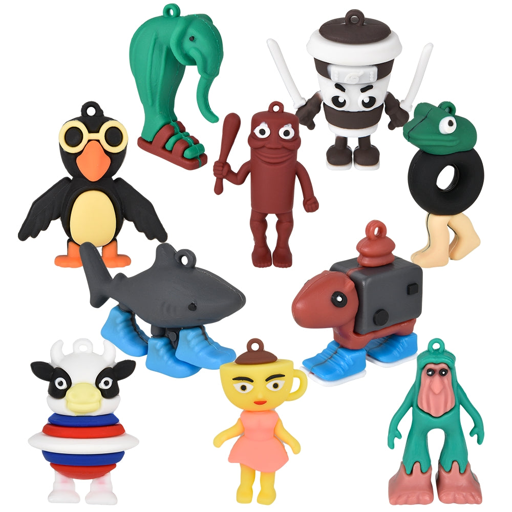Brainrot Figurine And Card Blind Bag (24 Ct)