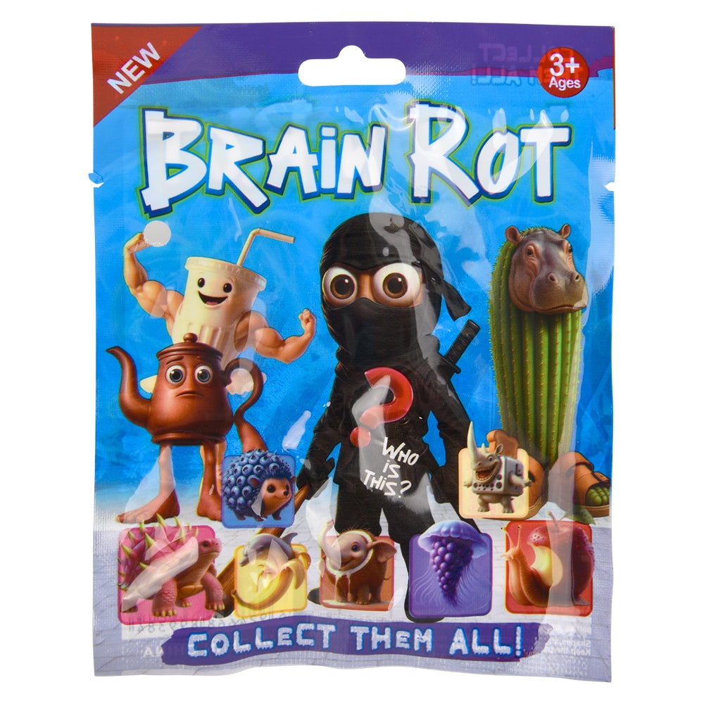 Brainrot Figurine And Card Blind Bag (24 Ct)