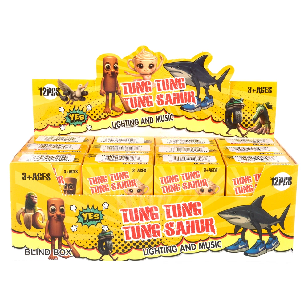 Brainrot Light-Up Figure With Sound Blind Box (12 Ct)