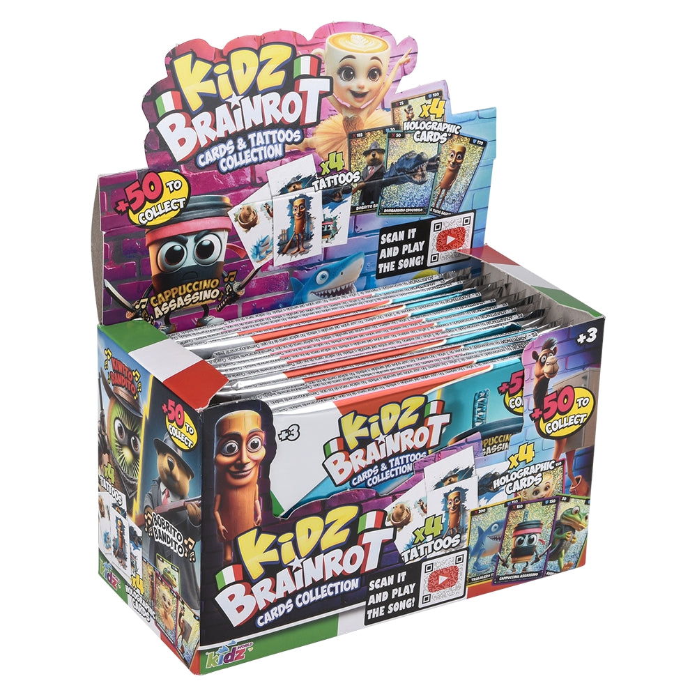 Brainrot Holographic Cards & Tattoos (1 DSP)