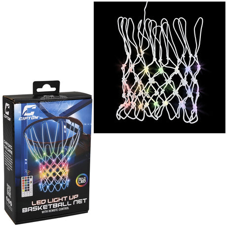 LED Light Up Basketball Net With Remote Control