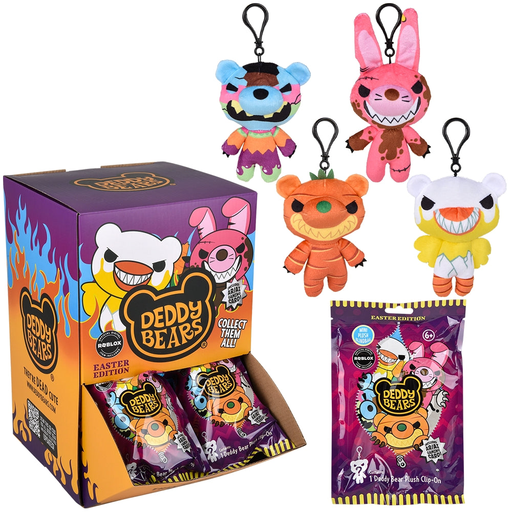 Deddy Bears Backpack Clip Blind Bag (18 Ct)