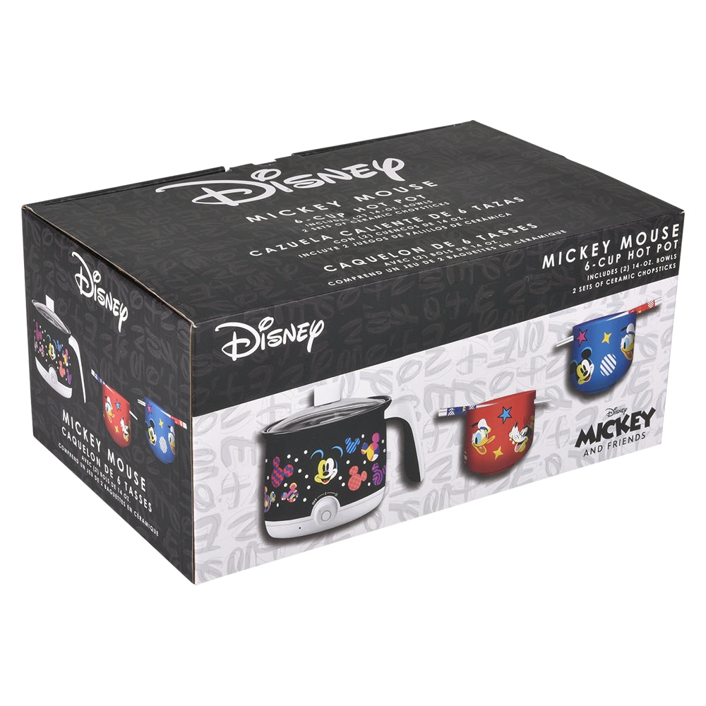 Mickey Mouse Hot Pot With Ramen Bowls