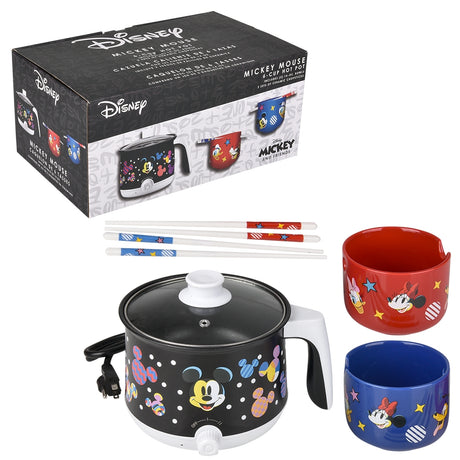 Mickey Mouse Hot Pot With Ramen Bowls